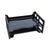 Universal® Recycled Plastic Side Load Desk Trays, 2 Sections, Letter Size Files, 13" x 9" x 2.75", Black (UNV08100)