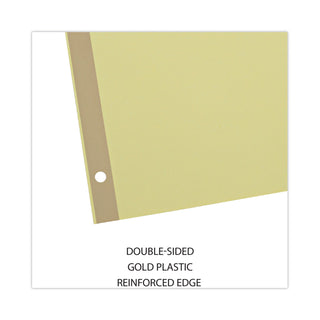 Universal® Deluxe Extended Insertable Tab Indexes, 8-Tab, 11 x 8.5, Buff, Assorted Tabs, 24 Sets (UNV20890)
