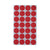Universal® Self-Adhesive Removable Color-Coding Labels, 0.75" dia, Red, 28/Sheet, 36 Sheets/Pack (UNV40103)