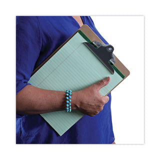 Universal® Hardboard Clipboard, 1.25" Clip Capacity, Holds 8.5 x 11 Sheets, Brown, 3/Pack (UNV40304VP)