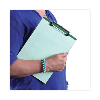 Universal® Plastic Clipboard with Low Profile Clip, 0.5" Clip Capacity, Holds 8.5 x 11 Sheets, Clear (UNV40310)