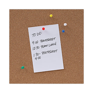 Universal® Cork Board with Oak Style Frame, 24 x 18, Natural Surface (UNV43602)