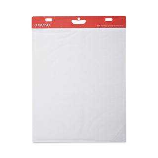Universal® Renewable Resource Sugarcane Based Easel Pads, Unruled, 27 x 34, White, 50 Sheets, 2/Carton (UNV45600)