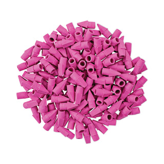 Universal® Pencil Cap Erasers, For Pencil Marks, Pink, 150/Pack (UNV55150)