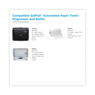 Georgia Pacific® Professional Hardwound Paper Towel Roll, Nonperforated, 9 x 400ft, White, 6 Rolls/Carton (GEP26610)