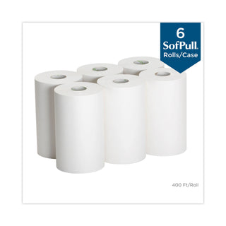 Georgia Pacific® Professional Hardwound Paper Towel Roll, Nonperforated, 9 x 400ft, White, 6 Rolls/Carton (GEP26610)