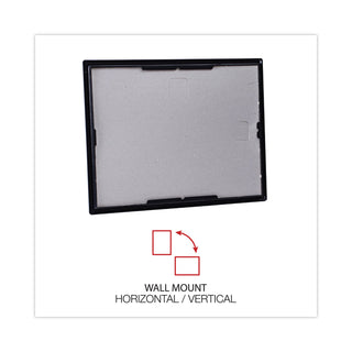 Universal® All Purpose Document Frame, 8.5 x 11 Insert, Black, 3/Pack (UNV76848)