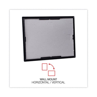 Universal® All Purpose Document Frame, 8.5 x 11 Insert, Black/Gold, 3/Pack (UNV76849)