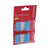 Universal® Page Flags, Blue, 50 Flags/Dispenser, 2 Dispensers/Pack (UNV99002)