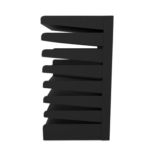 Safco® Steel Horizontal-Tray Desktop Sorter, 8 Sections, Letter Size Files, 12" x 9.5" x 17.75", Black, Ships in 1-3 Business Days (SAF3129BL)