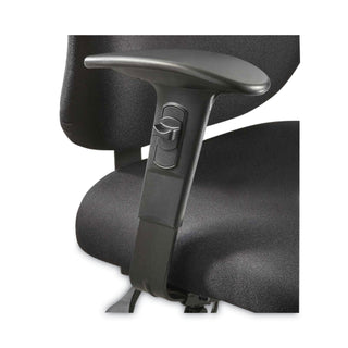 Safco® Alday Intensive-Use Chair, Supports up to 500 lbs., Black Seat/Black Back, Black Base (SAF3391BL)