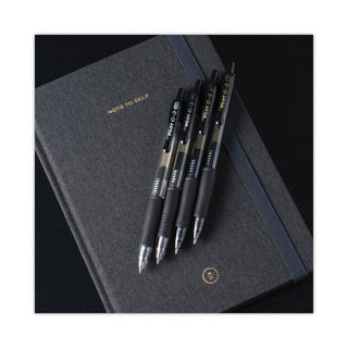 Pilot® G2 Premium Retractable Gel Pen, Bold 1mm, Black Ink, Smoke Barrel, Dozen (PIL31256)