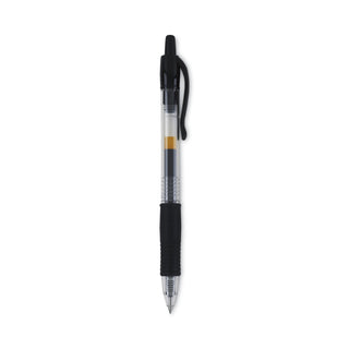 Pilot® G2 Premium Retractable Gel Pen, 0.5mm, Black Ink, Smoke Barrel, Dozen (PIL31002)