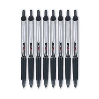 Pilot® Precise V5RT Retractable Roller Ball Pen, 0.5mm, Black Ink/Barrel (PIL26062DZ)