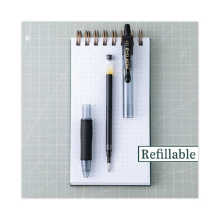 Pilot® G2 Premium Retractable Gel Pen, Fine 0.7mm, Black Ink/Barrel, 36/Pack (PIL84065)