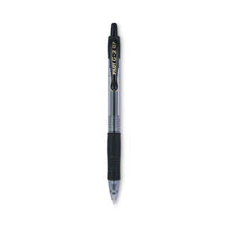 Pilot® G2 Premium Retractable Gel Pen, Fine 0.7mm, Black Ink/Barrel, 36/Pack (PIL84065)