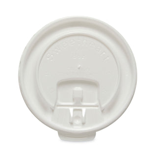 SOLO® Liftback & Lock Tab Cup Lids for Foam Cups, Fits 8 oz Trophy Cups, WE, 100/PK (SCCDLX8RPK) (SLODLX8RPK)