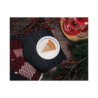 SOLO® Bare Eco-Forward Clay-Coated Paper Dinnerware, Plate, 9" Diameter, White (SCCHP9S)