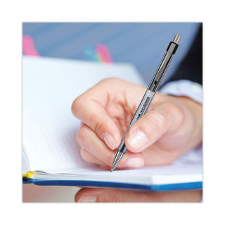 Pilot® Better Retractable Ballpoint Pen, Fine 0.7mm, Black Ink, Tinted Barrel, Dozen (PIL30000)