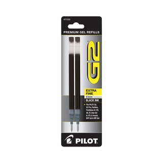 Pilot® Refill for Pilot Gel Pens, Extra-Fine Point, Black Ink, 2/Pack (PIL77232)