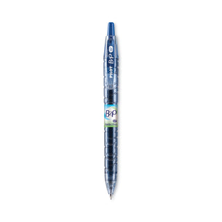 Pilot® B2P Bottle-2-Pen Recycled Retractable Gel Pen, 0.7mm, Blue Ink, Translucent Blue Barrel (PIL31601)