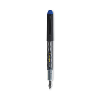 Pilot® Varsity Fountain Pen, Medium 1mm, Blue Ink, Gray Pattern Wrap Barrel (PIL90011)