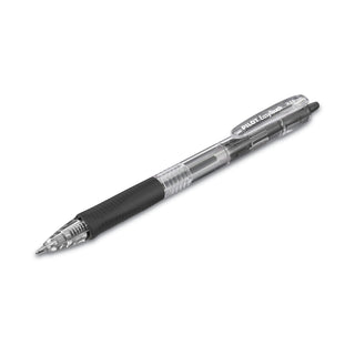 Pilot® EasyTouch Retractable Ballpoint Pen, Medium 1mm, Black Ink, Clear Barrel, Dozen (PIL32220)