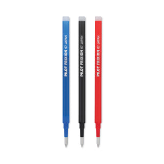 Pilot® Refill for Pilot FriXion Erasable, FriXion Ball, FriXion Clicker and FriXion LX Gel Ink Pens, Fine Tip, Assorted Ink, 3/Pack (PIL77335)