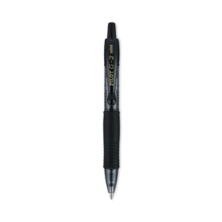Pilot® G2 Mini Retractable Gel Pen, Fine 0.7mm, Black Ink/Barrel, 4/Pack (PIL31734)