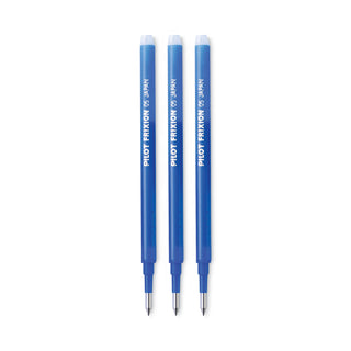 Pilot® Refill for Pilot FriXion Erasable, FriXion Ball, FriXion Clicker and FriXion LX Gel Ink Pens, Fine Point, Blue Ink, 3/Pack (PIL77331)