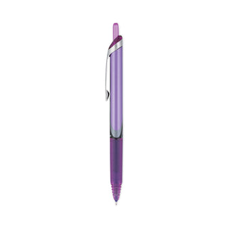 Pilot® Precise V5RT Retractable Roller Ball Pen, 0.5mm, Purple Ink/Barrel (PIL26066DZ)