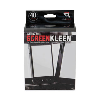 Read Right® ScreenKleen Alcohol-Free Wet Wipes, Cloth, 5 x 5, 40/Box (REARR1391)