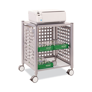Vertiflex® Smartworx File Cart, One-Shelf, 28.25w x 13.75d x 27.38h, Matte Gray (VRTVF52000)