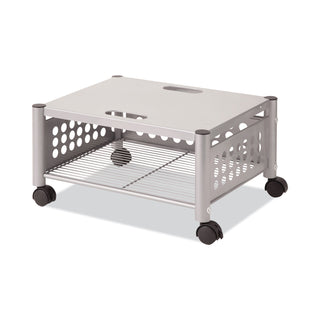 Vertiflex® Underdesk Machine Stand, One-Shelf, 21.5w x 17.88d x 11.5h, Matte Gray (VRTVF52005)