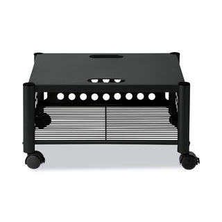 Vertiflex® Underdesk Machine Stand, One-Shelf, 21.5w x 17.88d x 11.5h, Black (VRTVF52009)