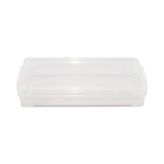 Advantus Super Stacker Pencil Box, Clear, 8 1/4 x 3 3/4 x 1 1/2 (AVT40309)