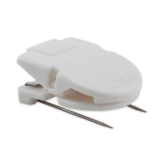 Advantus Wall Clips for Fabric Panels, 40 Sheets, White, 20/Box (AVT75301)