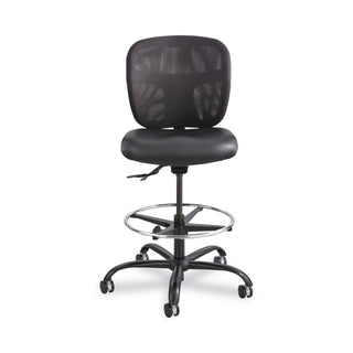 Safco® Vue Heavy-Duty Extended-Height Stool without Arms , 32.5" Seat Height, Supports up to 350 lbs, Black Seat/Back/Base (SAF3394BV)