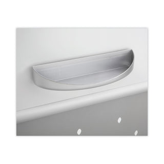 Safco® Rumba™ Whiteboard Screen Accessories, Eraser Tray, 12 1/4 x 2 1/4, Silver (SAF2008GR)