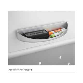 Safco® Rumba™ Whiteboard Screen Accessories, Eraser Tray, 12 1/4 x 2 1/4, Silver (SAF2008GR)