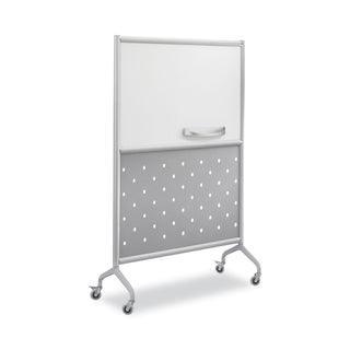 Safco® Rumba™ Whiteboard Screen Accessories, Eraser Tray, 12 1/4 x 2 1/4, Silver (SAF2008GR)