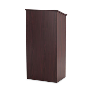 Safco® Stand-Up Lectern, 23w x 15.75d x 46h, Mahogany (SAF8915MH)