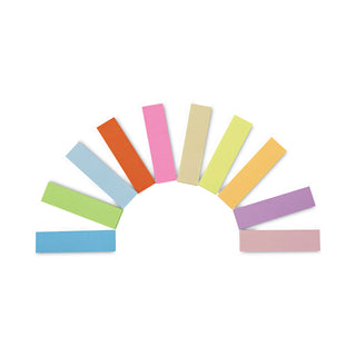 Universal® Self-Stick Page Tabs, 0.5" x 2", Assorted Colors, 500/Pack (UNV99026)