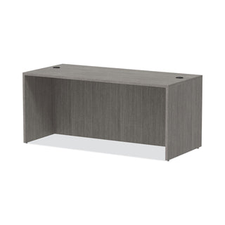 Alera® Alera Valencia Series Straight Front Desk Shell, 65" x 29.5" x 29.63", Gray (ALEVA216630GY)
