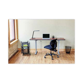 Safco® Vue Intensive-Use Mesh Task Chair, Supports up to 500 lbs., Black Seat/Black Back, Black Base (SAF3397BL)