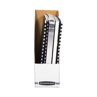 Bankers Box® Stor/File Corrugated Magazine File, 4 x 9.25 x 11.75, White, 12/Carton (FEL10723)