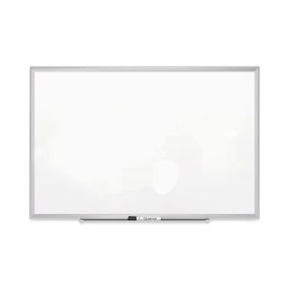 Quartet® Classic Series Porcelain Magnetic Board, 60 x 36, White, Silver Aluminum Frame (QRT2545)