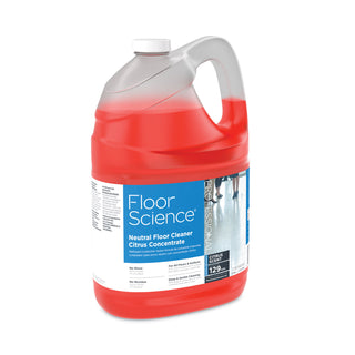 Diversey™ Floor Science Neutral Floor Cleaner Concentrate, Slight Scent, 1 gal, 4/Carton (DVOCBD540441)