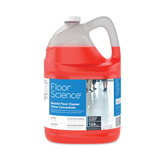 Diversey™ Floor Science Neutral Floor Cleaner Concentrate, Slight Scent, 1 gal, 4/Carton (DVOCBD540441)