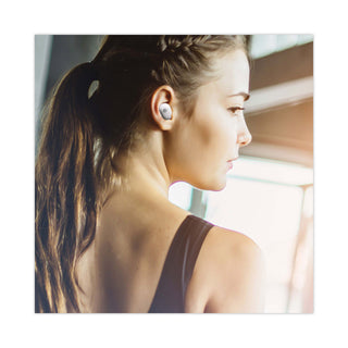 Morpheus 360® Spire True Wireless Earbuds Bluetooth In-Ear Headphones with Microphone, Pearl White (MHSTW1500W)